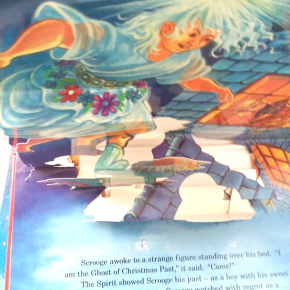 Christmas Pop up 3D Books 3 Landoll 1996 Santa Carol twelve days kids family VTG - Picture 9 of 9